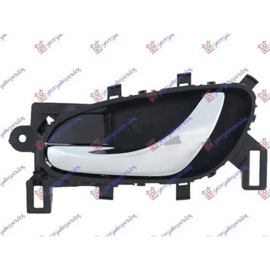 Maner Usa NISSAN X-TRAIL T32 2014-> Maner usa fata/spate interior cromat/negru (cu broasca neagra) dreapta Perioada 2013 2014 2015 2016 2017 2018 2019 2020 2021 2022 2023