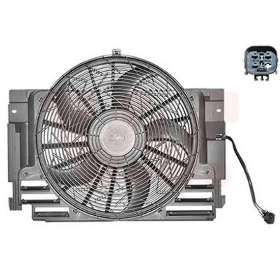 Ventilator Motor BMW X5 E53 2000->2006 Electroventilator aer conditionat 3.0-4.4-4.6-4.8 benzina/diesel, Perioada 2000 2001 2002 2003 2004 2005 2006 2007