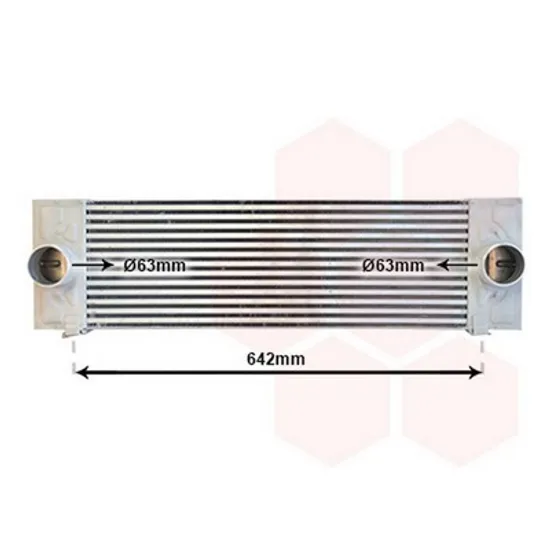 Intercooler FORD TRANSIT 2005->2014 Radiator intercooler 2.2-3.2 TDCI 600x202x58 Perioada 2006 2007 2008 2009 2010 2011 2012 2013