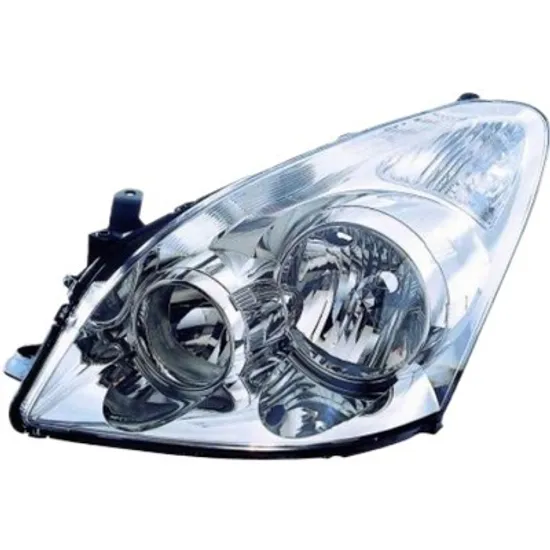 Far dreapta TOYOTA COROLLA Verso 2004->2009 perioada 2004 2005 2006 2007 2008 2009 de la an de fabricatie 2007, cu motor reglaj, semnal transparent, cu reglaj electric, cu bec HB4/HB3