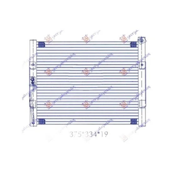 Radiator Aer Conditionat HONDA CR-V 1 1995->2002 Radiator aer conditionat (33x33x2,5) 93-95 Perioada 1995 1996 1997 1998 1999 2000 2001 2002