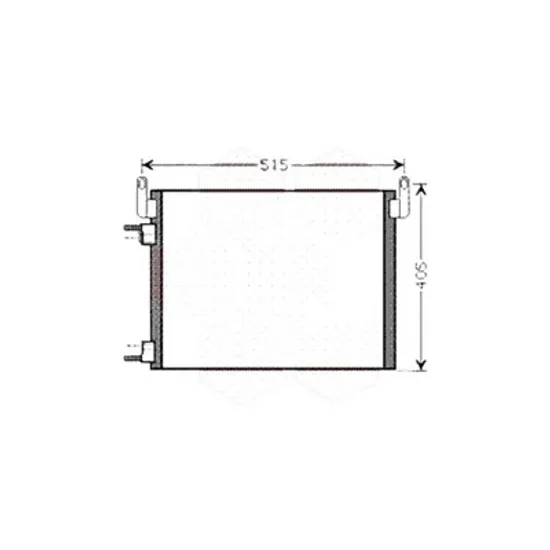 Radiator aer conditionat HYUNDAI SANTA FE 1 2001->2006 pentru 2.0, perioada 2001 2002 2003 2004 2005 2006