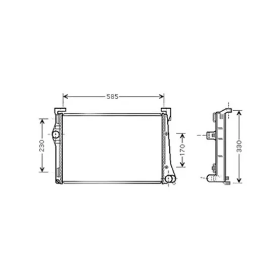 Radiator Motor FIAT PUNTO 188 1999->2012 Radiator apa pentru 1.3 JTD cu aer conditionat (58x30,9x39) Perioada 1999 2000 2001 2002 2003 2004 2005 2006 2007 2008 2009 2010 2011