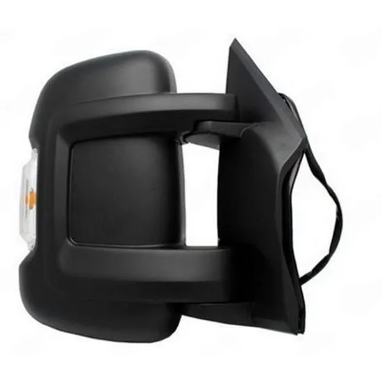 Oglinda PEUGEOT BOXER 2006-> Oglinda exterioara electrica cu incalzire scurt (cu semnal si antena) cu lampa pozitie (16W) DREAPTA Perioada 2006 2007 2008 2009 2010 2011 2012 2013 2014