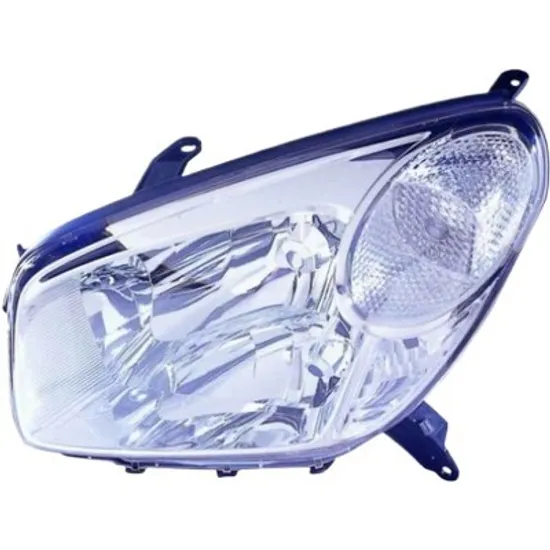 Far dreapta TOYOTA RAV 4 II 2000->2005 perioada 2000 2001 2002 2003 2004 2005 de la an de fabricatie 07/2003, fara motor reglaj, semnal transparent, cu reglaj electric, cu bec H4