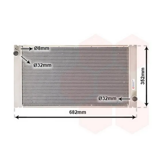 Radiator Motor MINI COUNTRYMAN R60 2010->2016 Radiator apa pentru 1 6T benzina - 1 6 - 2 0diesel 59x33 4 BEHR Perioada 2010 2011 2012 2013 2014 2015 2016