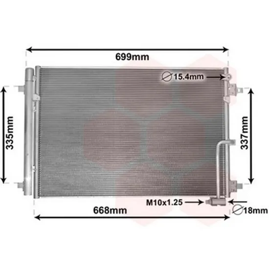 Radiator Aer Conditionat AUDI A8 2009->2018 Radiator aer conditionat benzina/ diesel (cu exceptia 3.0 - 4.0TFSi) Perioada 2009 2010 2011 2012 2013 2014 2015 2016 2017 2018
