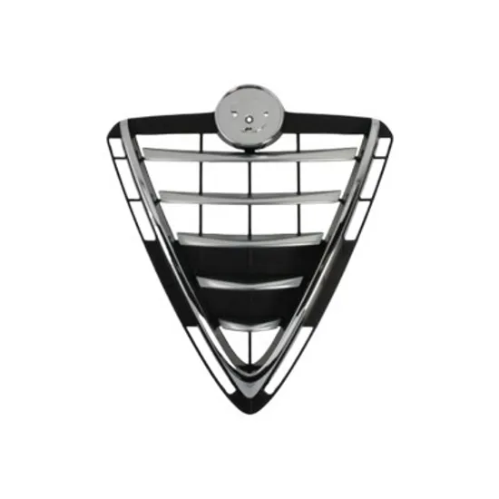 Grila radiator ALFA ROMEO GIULIETTA 2010->2020 perioada 2010 2011 2012 2013 2014 2015 2016 2017 2018 2019 2020 de la an de fabricatie 10/2013, pana la an de fabricatie 2016, argintiu, cromat, centru