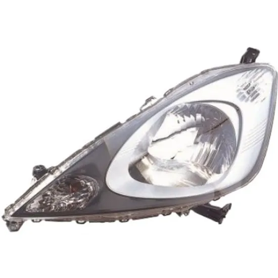 Far dreapta HONDA JAZZ 3 2007->2014 perioada 2008 2009 2010 2011 2012 2013 pana la an de fabricatie 05/2011, cu motor reglaj, semnal alb, cu reglaj electric, cu bec H4