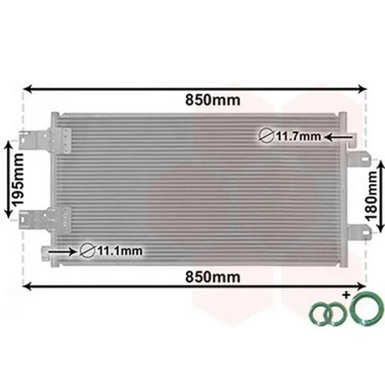 Radiator Aer Conditionat OPEL MOVANO B 2010->2020 Radiator aer conditionat 2.5 DCi diesel 690x380x16 Perioada 2010 2011 2012 2013 2014 2015 2016