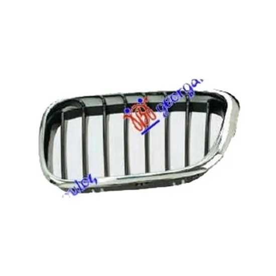 Grila Radiator BMW X5 E53 2000->2006 Grila radiator stanga, crom/crom (E53 05.00-12.03) Perioada 2000 2001 2002 2003 2004