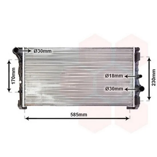 Radiator Motor FIAT PUNTO 188 1999->2012 Radiator apa pentru 1.3JTD (58x31x3,8) MARELLI TYPE Perioada 1999 2000 2001 2002 2003 2004 2005 2006 2007 2008 2009 2010 2011