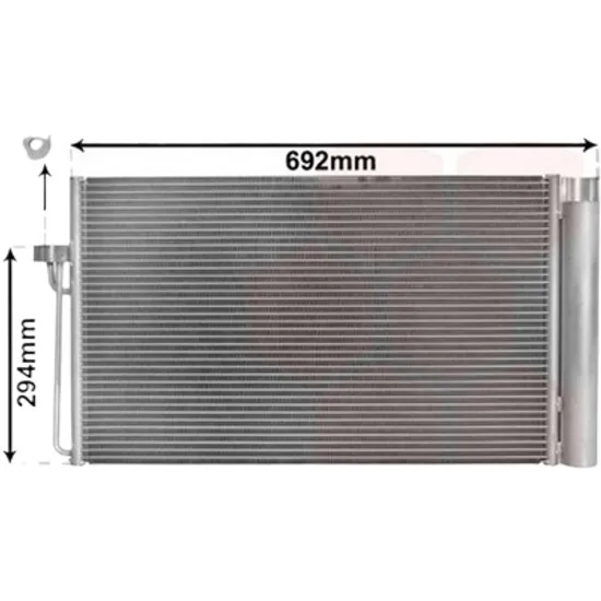 Radiator aer conditionat BMW 5 F10 2009->2016 pentru M5 Competition, perioada 2013 2014 2015 2016