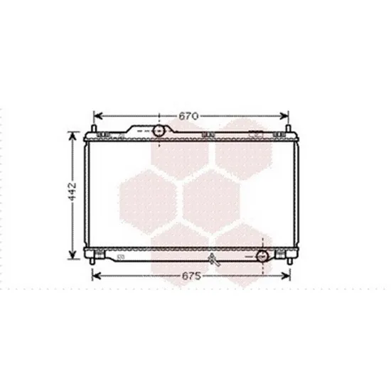 Radiator Motor LEXUS IS 2 2005->2013 Radiator apa toate modelele benzina (375x705x16) Perioada 2005 2006 2007 2008 2009 2010 2011 2012 2013