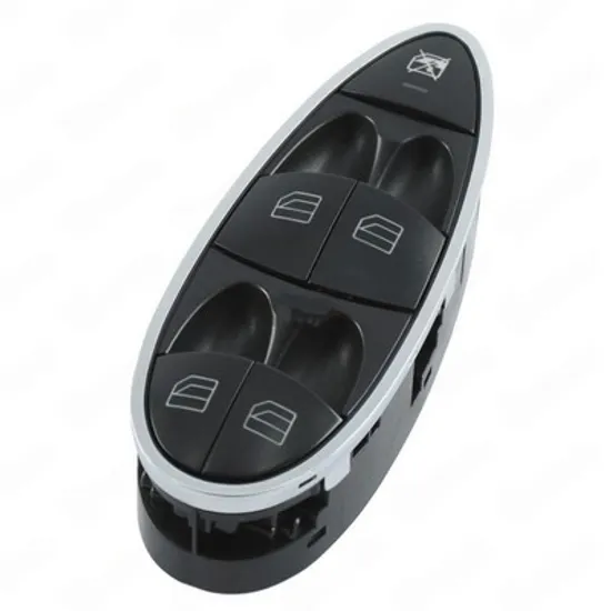 Butoane usa MERCEDES CLS C219 2004->2010 Panou butoane usa fata pentru 4 usi (rama cromata) (3pin) STANGA Perioada 2008 2009 2010