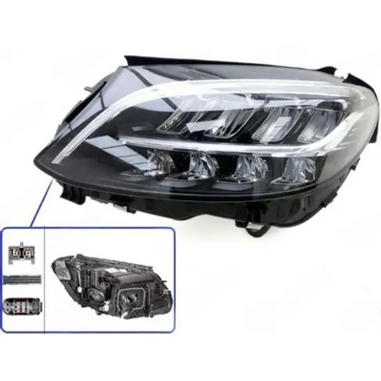Faruri MERCEDES C-CLASS W205 2013-> Far MULTIBEAM LED (fara LOGO) (HELLA) STANGA Perioada 2014 2015 2016 2017 2018