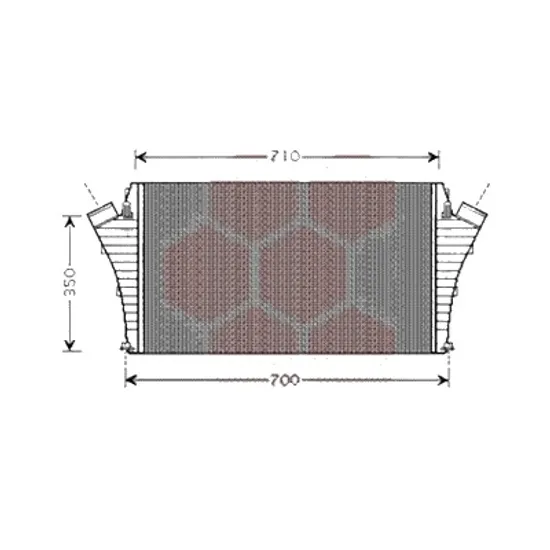 Intercooler OPEL SIGNUM 2003->2008 pentru 2.0 DTI , perioada 2003 2004