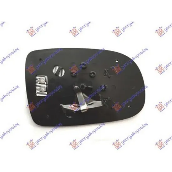 Sticla Oglinda OPEL CORSA C 2000->2009 Geam oglinda exterioara stanga, cu incalzire, asferic, cu suport Perioada 2000 2001 2002 2003 2004 2005 2006