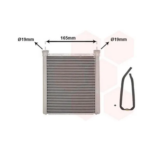 Radiator Incalzire MERCEDES CLA C117 2013->2019 Calorifer BEHR 155x195x26 Perioada 2013 2014 2015 2016 2017 2018 2019