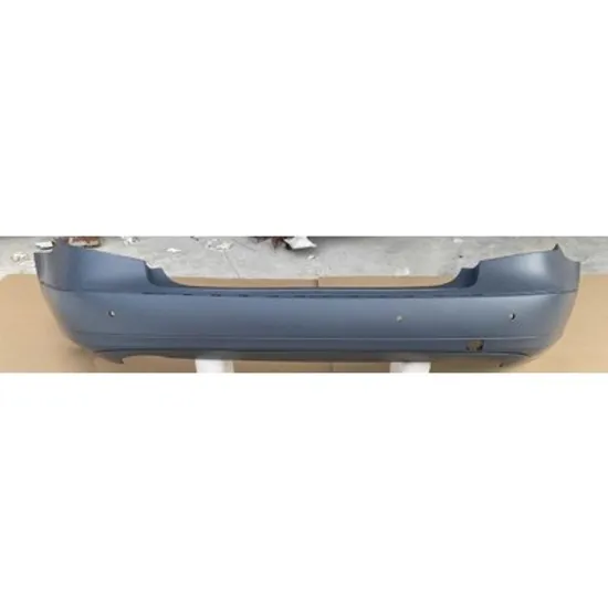 Bara Spate MERCEDES E-CLASS W212 2009->2015 Bara spate pentru vopsit cu 2 gauri esapament simplu (AVANTGARDE/ELEGANCE) (cu 4 senzori parcare) Perioada 2009 2010 2011 2012 2013