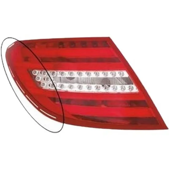 Lampa stop spate stanga MERCEDES C-CLASS W204 2007->2014 perioada 2011 2012 2013 2014 , cu LED, semnal alb,