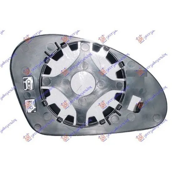 Sticla Oglinda SEAT LEON 1999->2006 Geam oglinda exterioara stanga, asferic, cu incalzire, cu suport Perioada 1999 2000 2001 2002 2003 2004 2005 2006