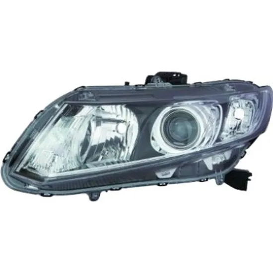Far stanga HONDA CIVIC 9 2011-> perioada 2012 2013 2014 2015 2016 2017 reglaj electric, cu bec H11, cu bec HB3, cu bec W21/5W, pentru 4 usi, cu bec WY21W