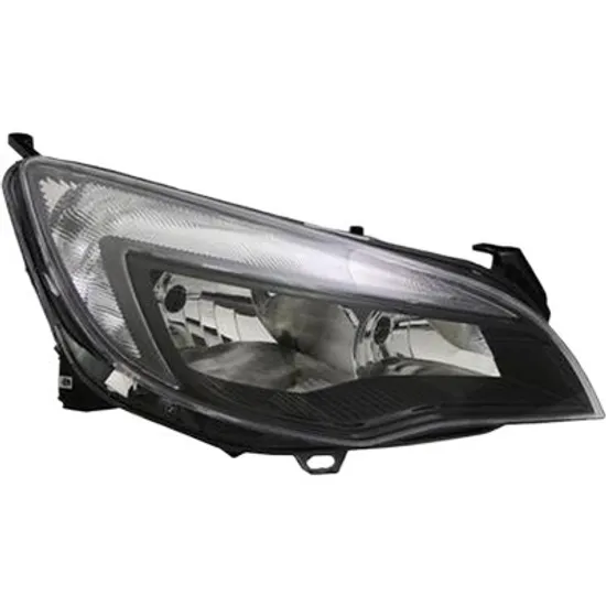 Far dreapta OPEL ASTRA J 2009->2015 perioada 2010 2011 2012 2013 2014 2015 pana la an de fabricatie 2013, cu motor reglaj, fumuriu, semnal transparent, cu reglaj electric, cu lumina de zi, cu bec H7/H7, pentru Sport SRi