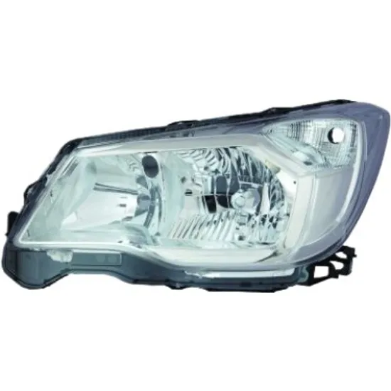 Far stanga SUBARU FORESTER SJ 2012-> perioada 2013 2014 2015 2016 2017 2018 pana la an de fabricatie 2016, cu motor reglaj, semnal transparent, cu reglaj electric, cu bec H11/HB3