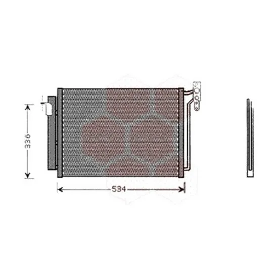 Radiator aer conditionat VOLVO S60 2 2010->2018 pentru 2.0 D3, perioada 2015 2016 2017 2018