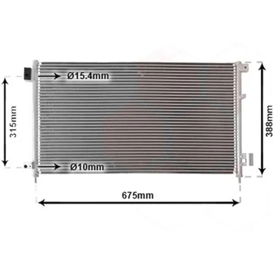 Radiator aer conditionat LEXUS LX 2007->2020 570 282KW 384CP , pentru motor 3UR-FE perioada 2007 2008,2009,2010,2011 2012