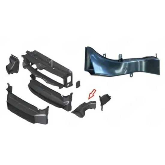 Admisie Aer BMW 3 Gran Turismo F34 2012-> Admisie aer fata interioara plastic (pentru discuri frana) (M-PACK) STANGA Perioada 2012 2013 2014 2015 2016 2017