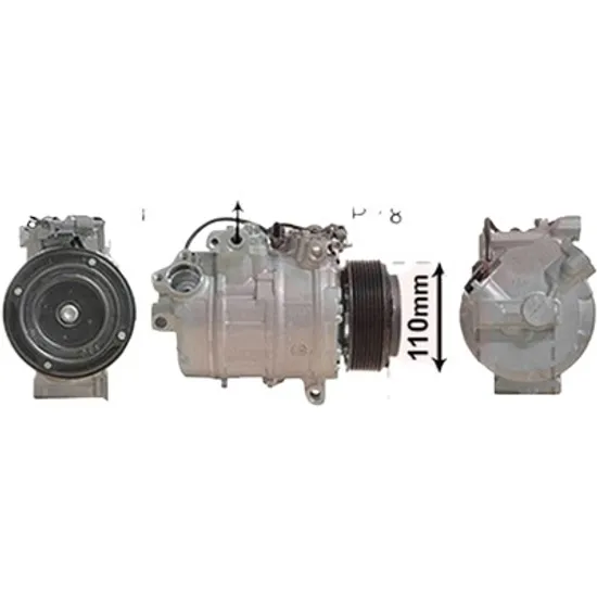Compresor aer conditionat BMW 7 F01 2008->2015 pentru 730 i, Li, perioada 2009 2010 2011 2012 2013 2014 2015