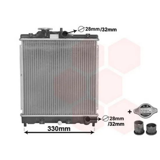 Radiator Motor HONDA CIVIC 7 2000->2005 Radiator apa 1.6 VTEC 150 PS 35x35x27 1999->2000 hatchback Perioada 1999 2000 2001 2002 2003 2004 2005 2006