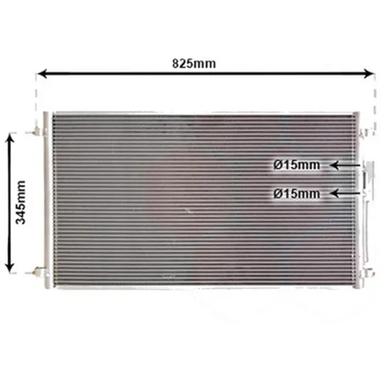 Radiator aer conditionat VOLVO V70 3 2007->2016 pentru 1.6 T4F, perioada 2011 2012 2013 2014 2015