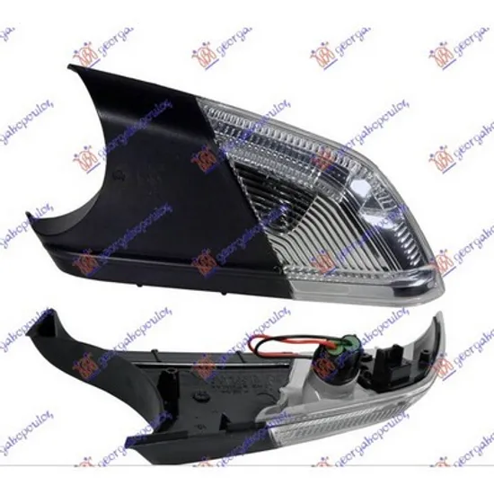 Semnalizator VW POLO 9N 2001->2012 Semnal lateral oglinda cu lampa podea original stanga Perioada 2001 2002 2003 2004 2005 2006 2007 2008