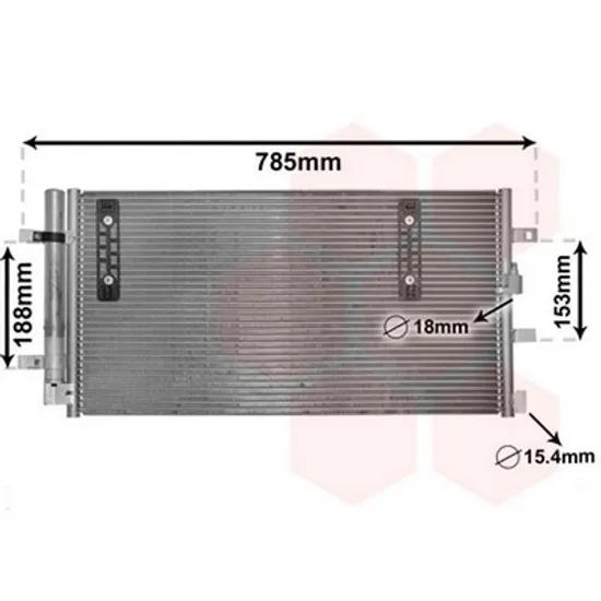 Radiator Aer Conditionat AUDI A5 8T3 2007->2017 Radiator aer conditionat (64,5x34,4x1,6) Perioada 2007 2008 2009 2010 2011 2012 2013 2014 2015 2016 2017