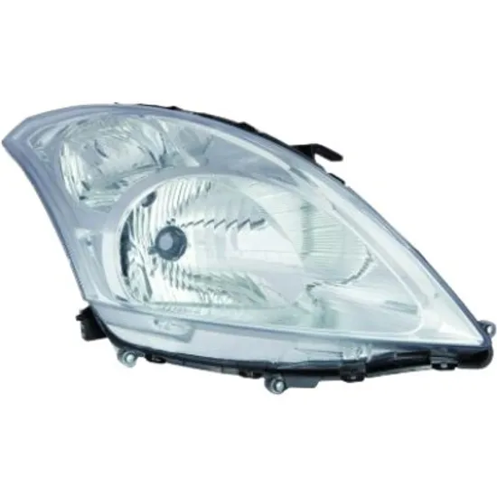 Far dreapta SUZUKI SWIFT 4 2010->2016 perioada 2010 2011 2012 2013 2014 2015 fara motor reglaj, semnal transparent, cu reglaj electric, Tara productie vehicul Ungaria, cu bec H4