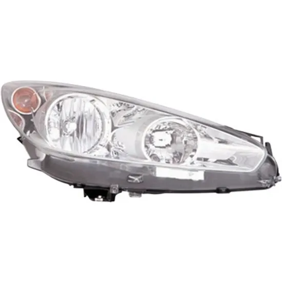 Far dreapta PEUGEOT 308 1 2007->2014 perioada 2008 2009 2010 2011 2012 2013 2014 de la an de fabricatie 04/2011, cu motor reglaj, semnal transparent, cu reglaj electric, cu lumina de zi, cu bec H7/H1