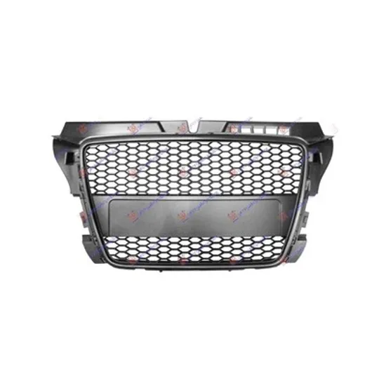 Grila Radiator AUDI A3 8P1 2003->2012 Grila radiator (RS LOOK) neagra ->2010 Perioada 2008 2009 2010