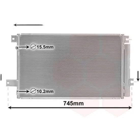 Radiator aer conditionat SEAT LEON 1999->2006 pentru 1.6 16 V, perioada 2000 2001 2002 2003 2004 2005 2006