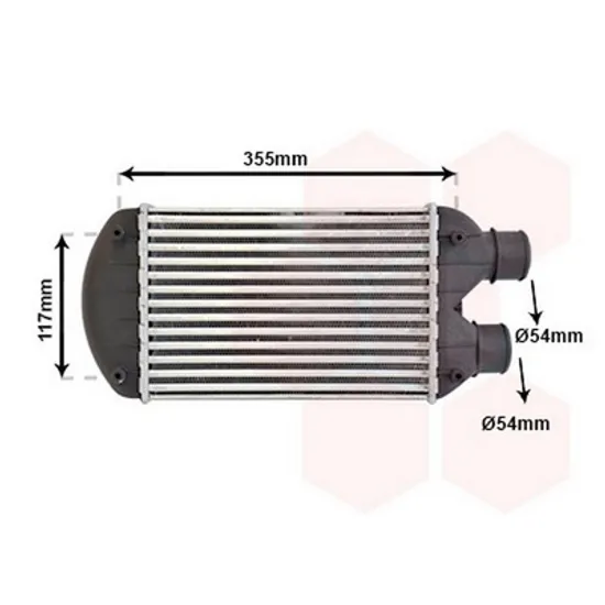 Intercooler FIAT MULTIPLA 1999-> Radiator intercooler 1.9JTD/2.4TD (294x200x62) Perioada 1999 2000 2001 2002 2003 2004 2005 2006 2007 2008 2009 2010
