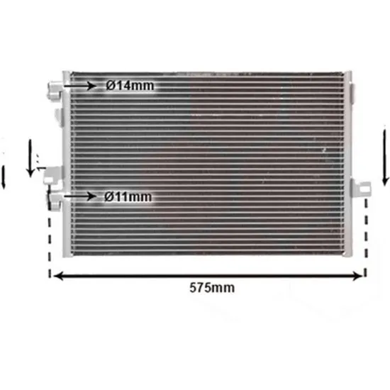 Radiator aer conditionat BMW X6 G06 2019-> xDrive 30 d Mild-Hybrid 210KW 286CP , pentru motor B57 D30 B, JA1 perioada 2020 2021,2022,2023,2024 2025