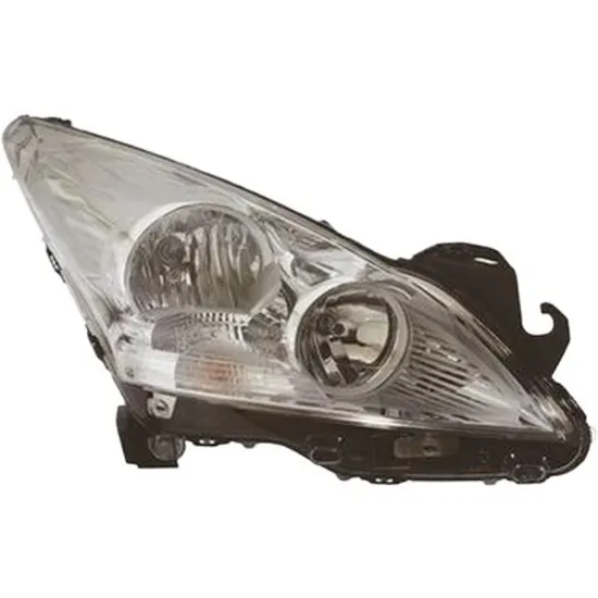 Far dreapta PEUGEOT 5008 1 2009->2017 perioada 2010 2011 2012 2013 2014 2015 2016 2017 pana la an de fabricatie 11/2013, cu motor reglaj, semnal alb, cu reglaj electric, cu lumina de zi, cu bec H7/H7,
