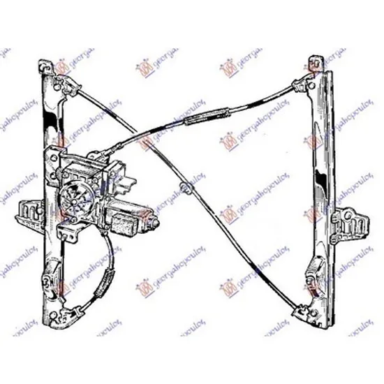 Macara Usa CITROEN C2 2003->2017 Macara usa ELECTR fata COMFORT(EUROPE dreapta Perioada 2003 2004 2005 2006 2007 2008 2009 2010