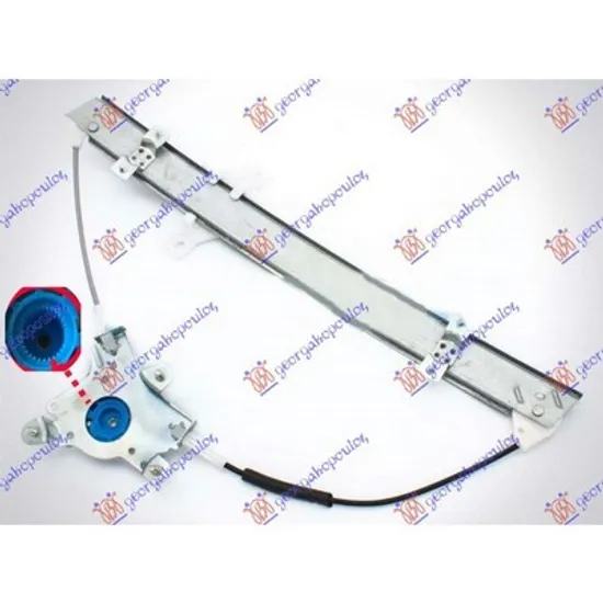 Macara Usa DAEWOO LANOS 1997-> Macara usa fata stanga electr fara motor (05.97-01.01) Perioada 1997 1998 1999 2000 2001 2002 2003 2004 2005 2006 2007 2008