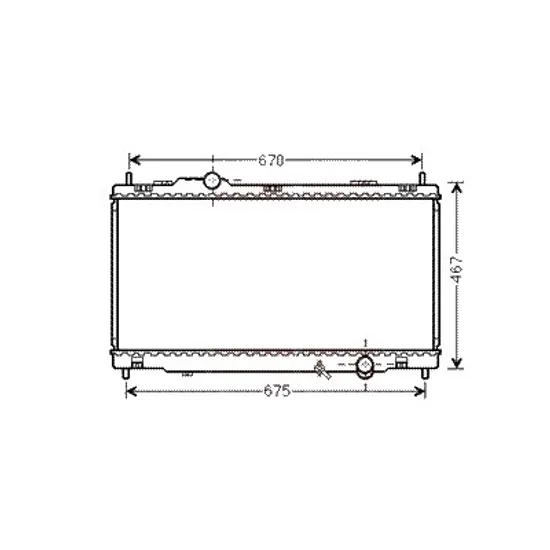 Radiator apa LEXUS GS 2005->2011 pentru 350 AWD, perioada 2006 2007 2008 2009 2010 2011