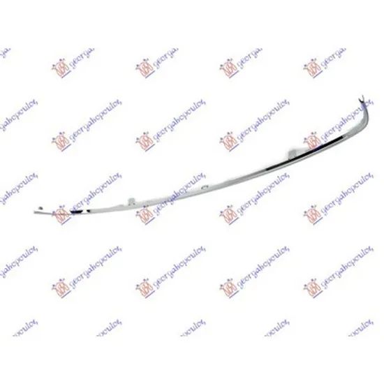 Bandou Grila VW GOLF 6 2008->2013 Ornament cromat grila in bara fata centrala pt GTi/GTD Perioada 2008 2009 2010 2011 2012 2013