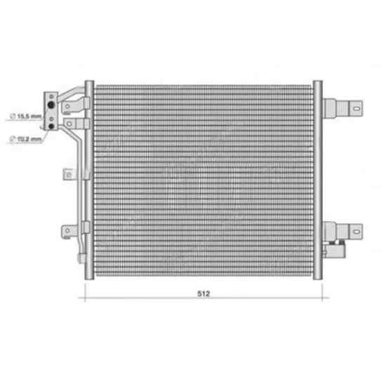 Radiator Aer Conditionat JEEP WRANGLER 3 2007->2016 Radiator condensator aer conditionat 3.6-3.8 benzina 2012- (470x450x16) Perioada 2007 2008 2009 2010 2011 2012 2013 2014 2015 2016