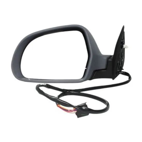 Oglinda exterioara stanga SKODA OCTAVIA 2 2004->2013 perioada 2009 2010 2011 2012 , cu lampa podea, cu lumini de pozitie, cu semnal, numar pini 7, cu incalzire, prevopsit grund